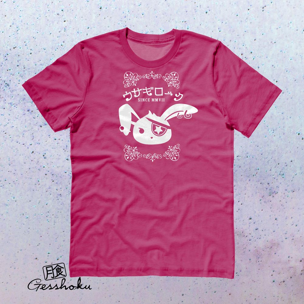 Usagi Rock Jrock Bunny T-shirt - Hot Pink