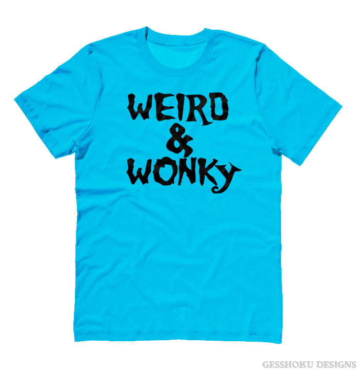Weird & Wonky T-shirt - Aqua Blue
