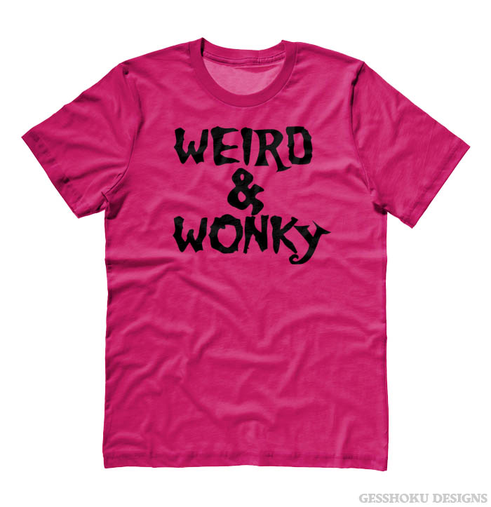 Weird & Wonky T-shirt - Hot Pink