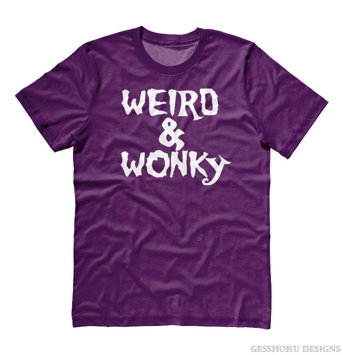 Weird & Wonky T-shirt - Purple