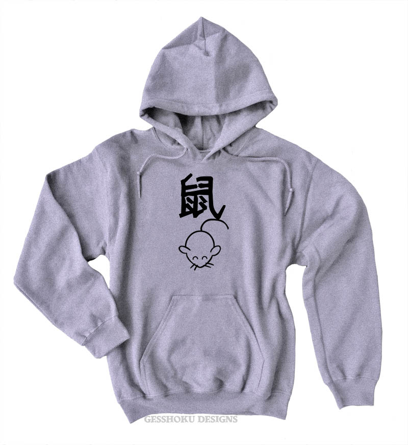 Year of the Rat Pullover Hoodie - Light Grey