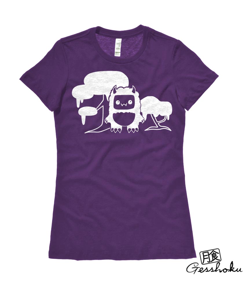 Tricky Yeti's Magical Forest Ladies T-shirt - Purple