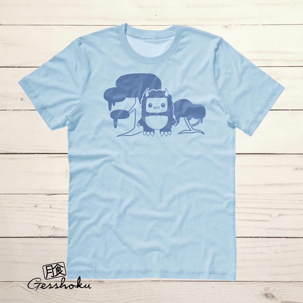 Tricky Yeti's Magical Forest T-shirt - Light Blue
