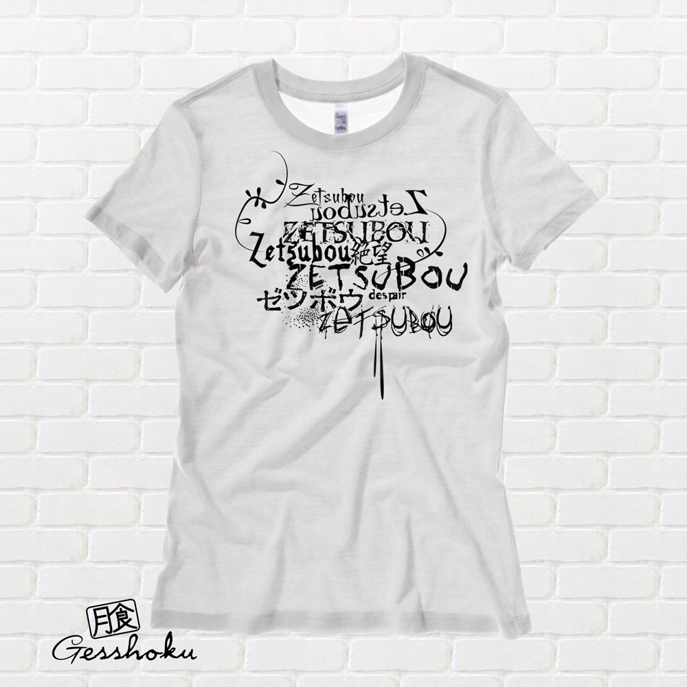 Despair Zetsubou Ladies T-shirt - White