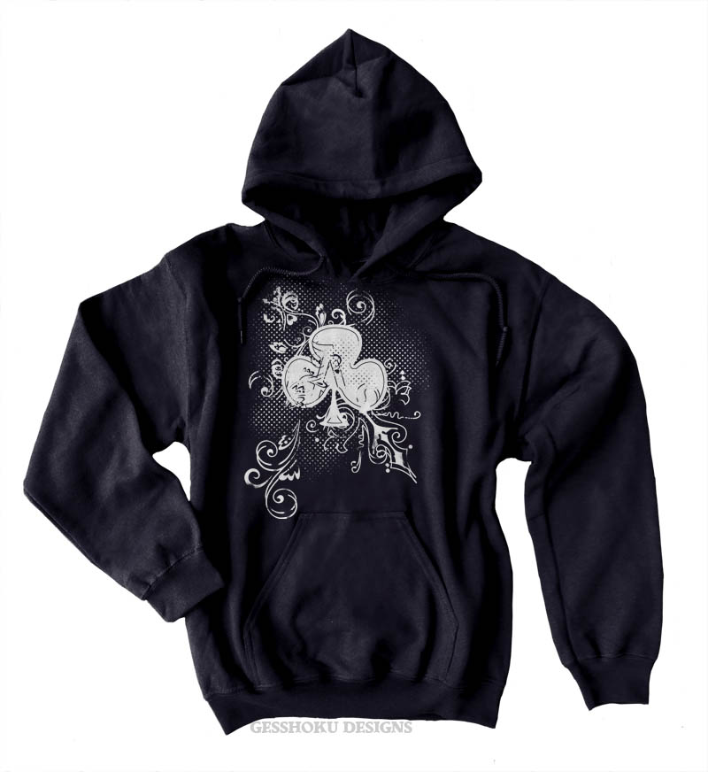 Ace of Clovers Pullover Hoodie - Black