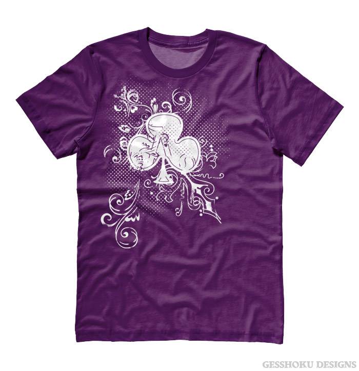 Ace of Clovers T-shirt - Purple