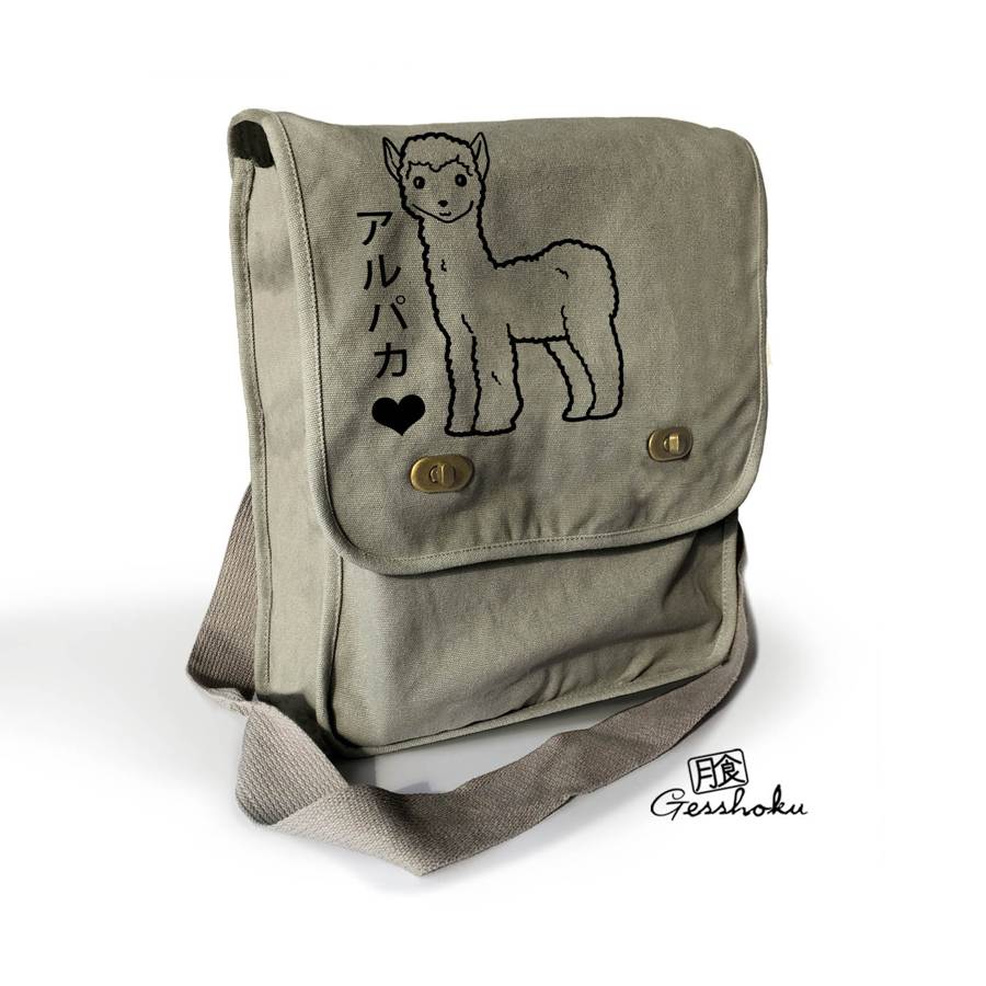 Alpaca Love Field Bag - Smoke Grey