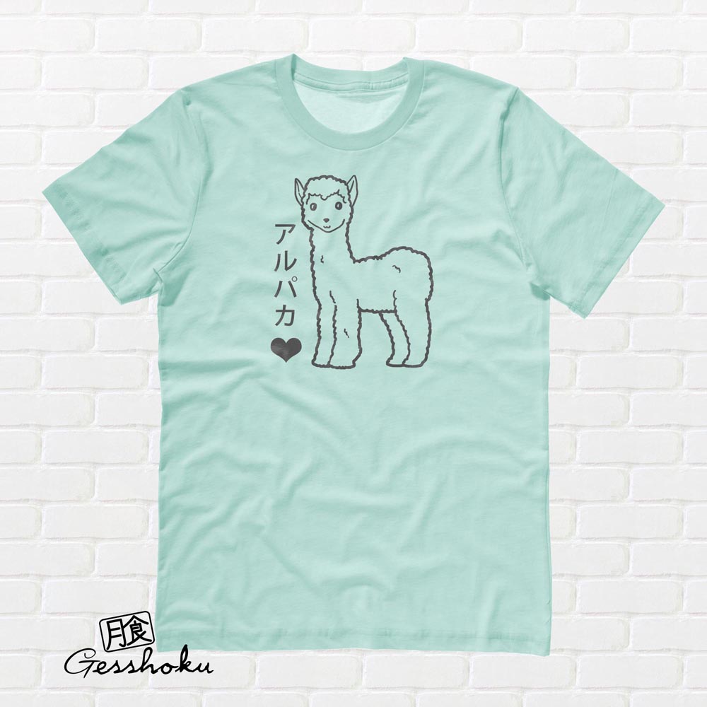 Alpaca Love T-shirt - Mint