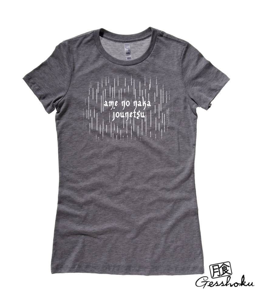 Passion in the Rain Ladies T-shirt - Charcoal Grey
