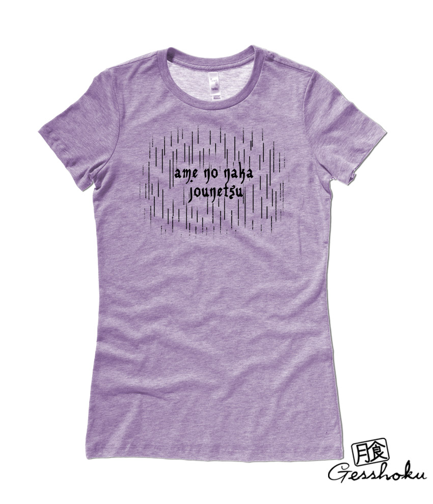 Passion in the Rain Ladies T-shirt - Heather Purple