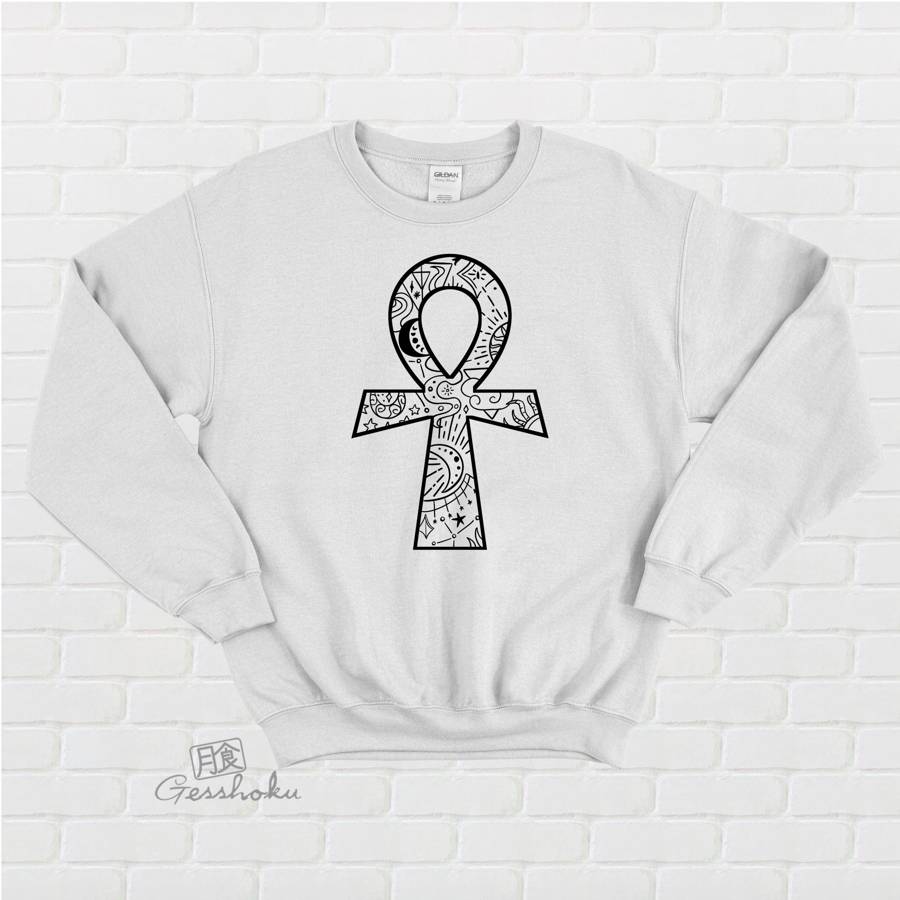 Ankh Crewneck Sweatshirt - White