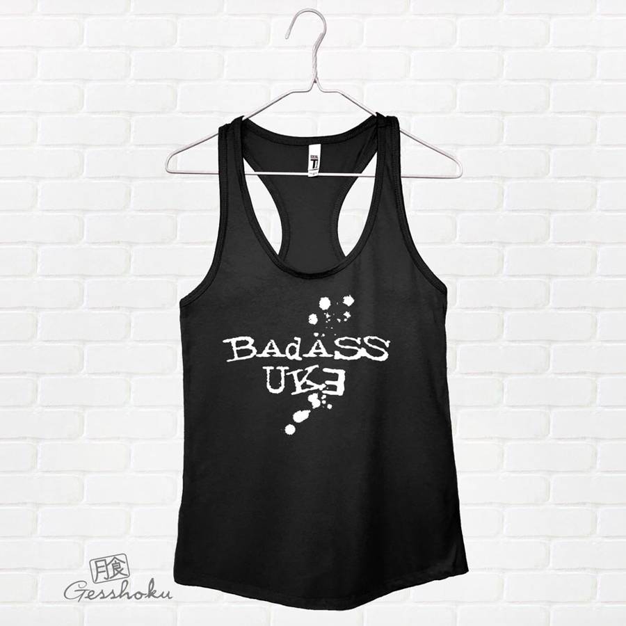 Badass Uke Racerback Tank Top - Black