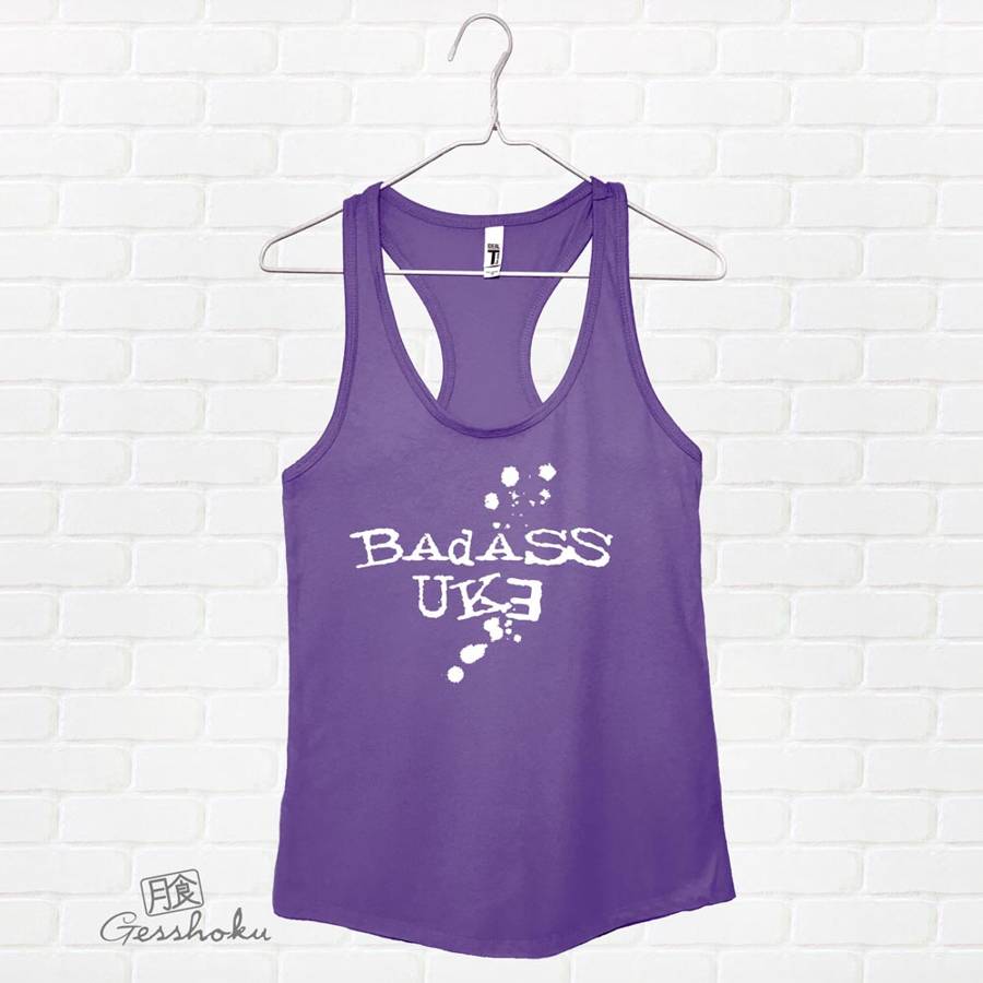 Badass Uke Racerback Tank Top - Purple