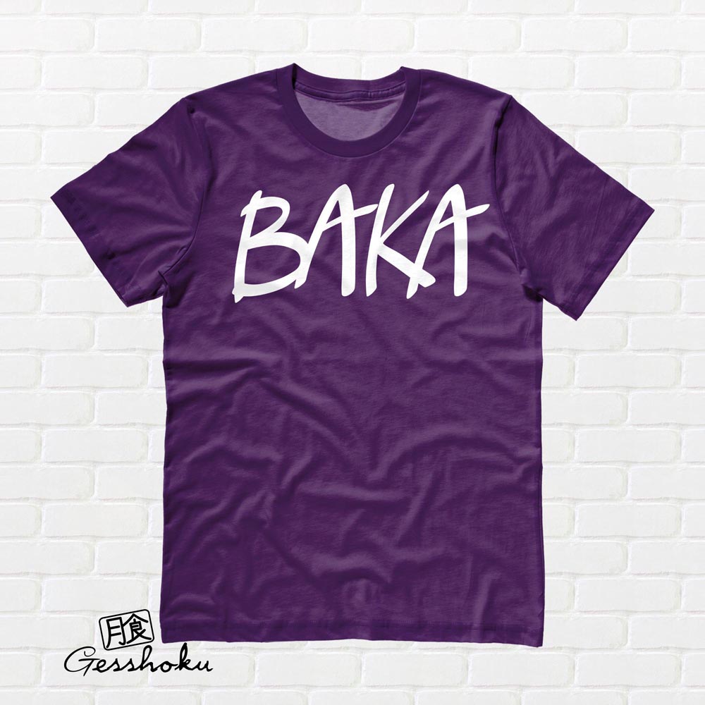 Baka (text) T-shirt - Purple