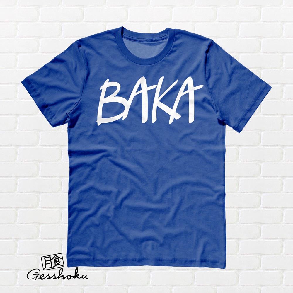 Baka (text) T-shirt - Royal Blue