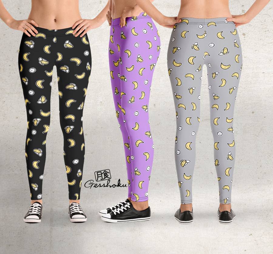 Banana Leggings or Tights - Light Grey