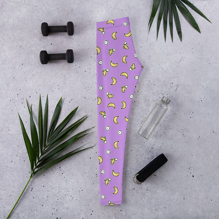 Banana Leggings or Tights - Lavender