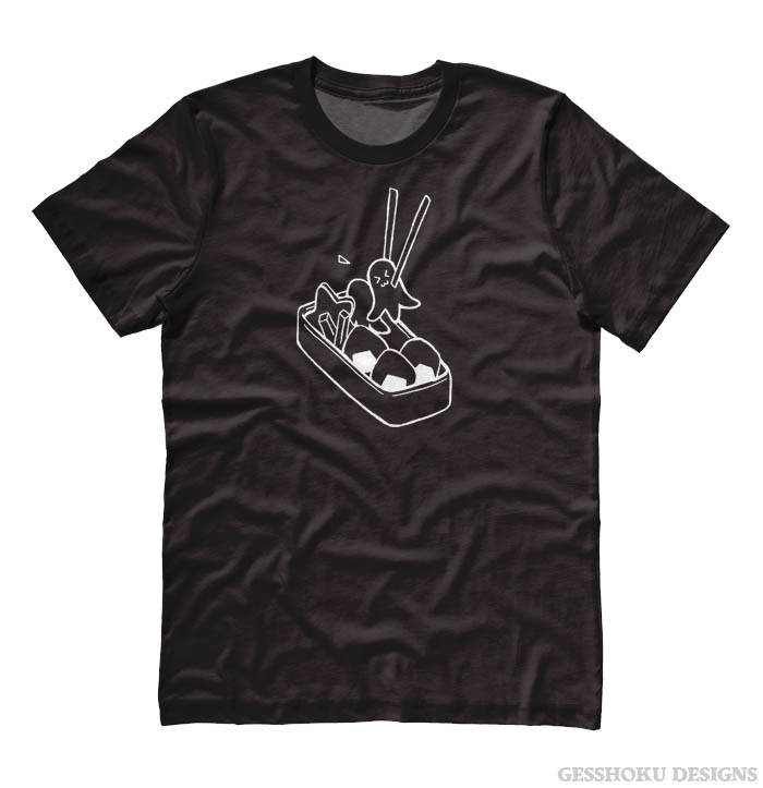 Bento Box Kawaii T-shirt - Black