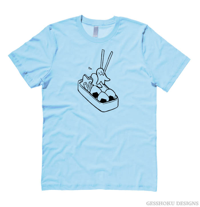 Bento Box Kawaii T-shirt - Light Blue