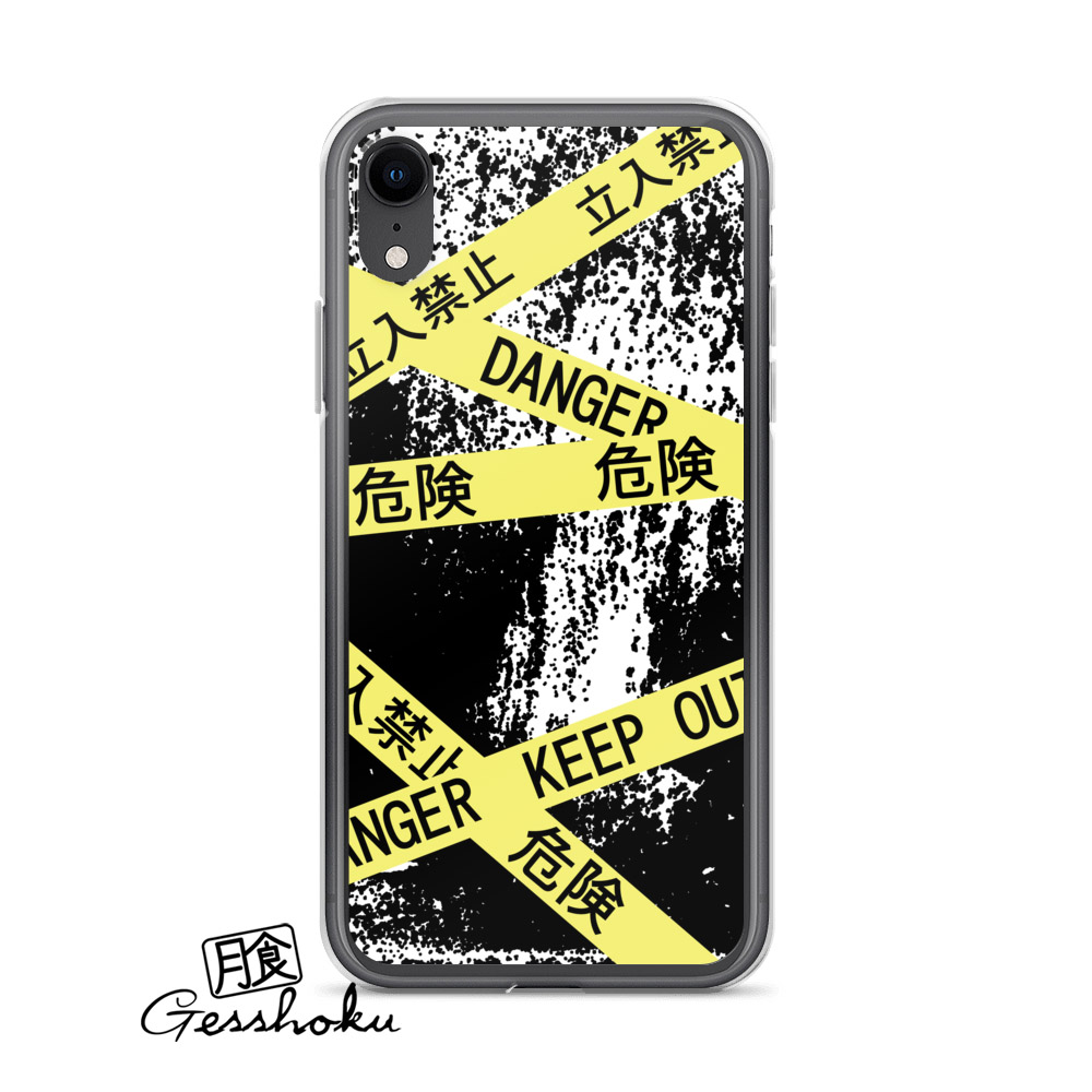 Caution Tape Aesthetic Phone Case for iPhone/Galaxy -