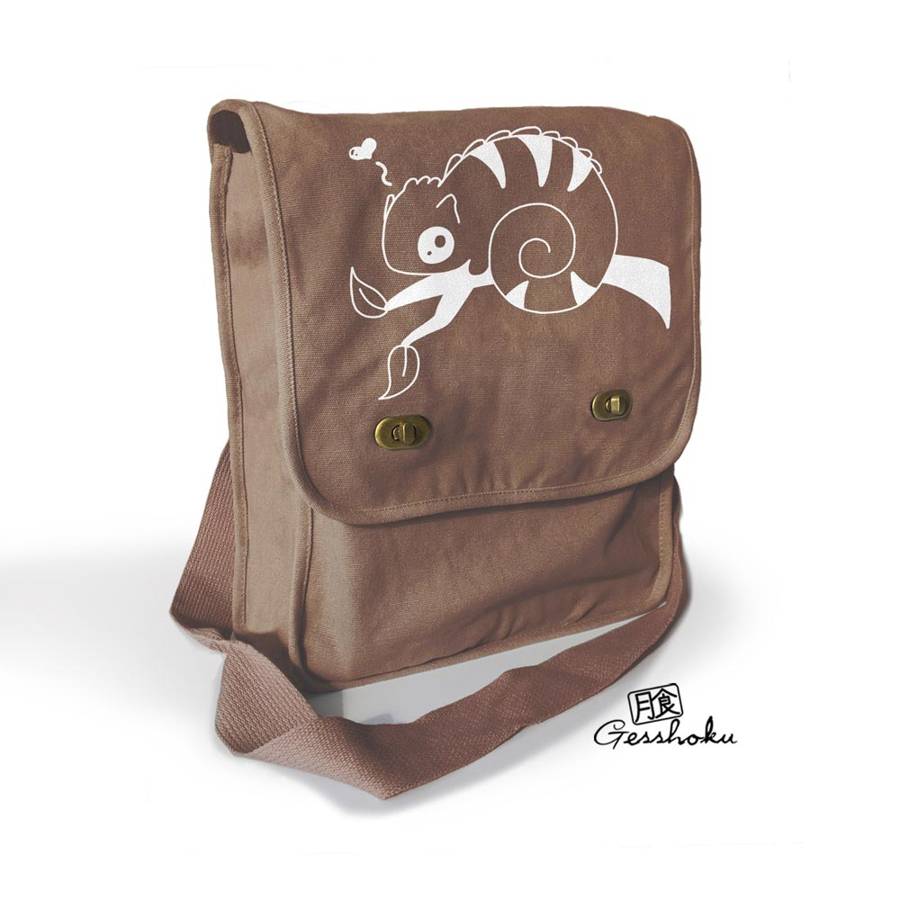 Chameleon in Love Field Bag - Brown