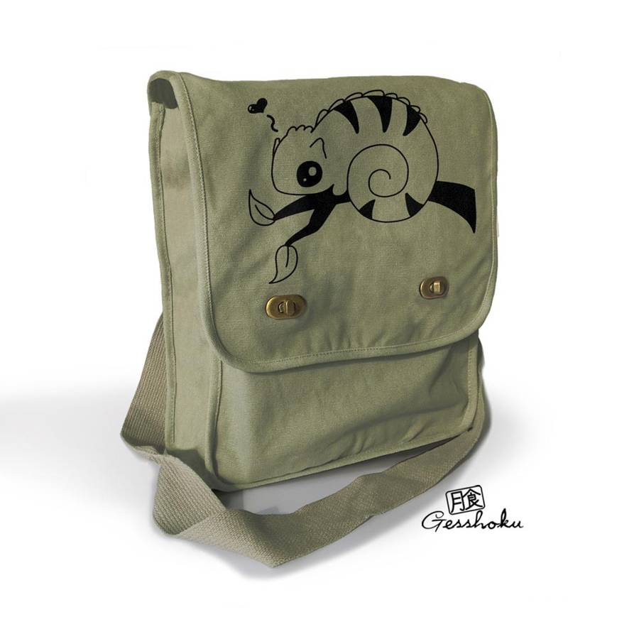 Chameleon in Love Field Bag - Khaki Green