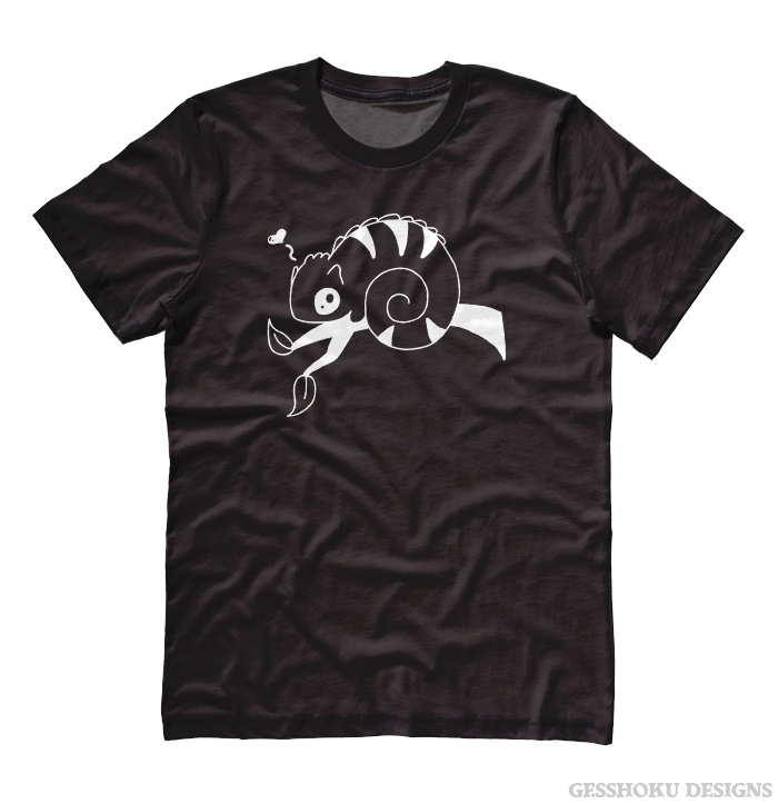 Chameleon in Love T-shirt - Black
