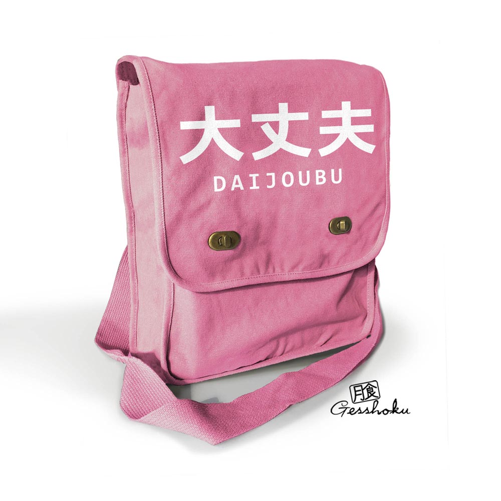 Daijoubu "It's Okay" Field Bag - Pink
