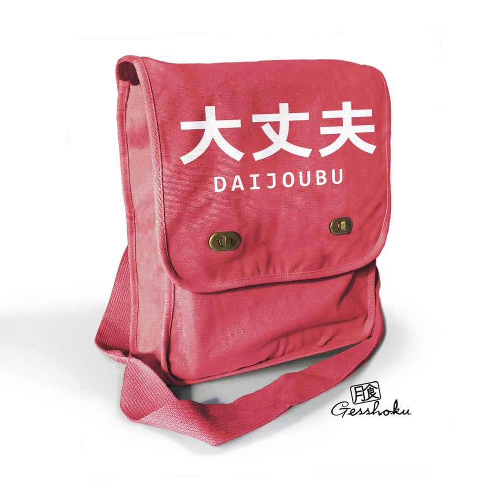 Daijoubu "It's Okay" Field Bag - Red