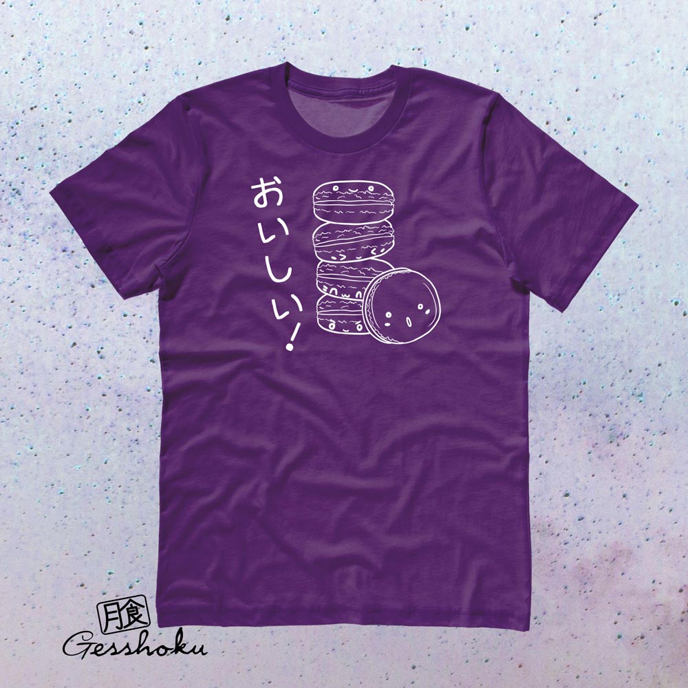 Delicious Macarons T-shirt - Purple