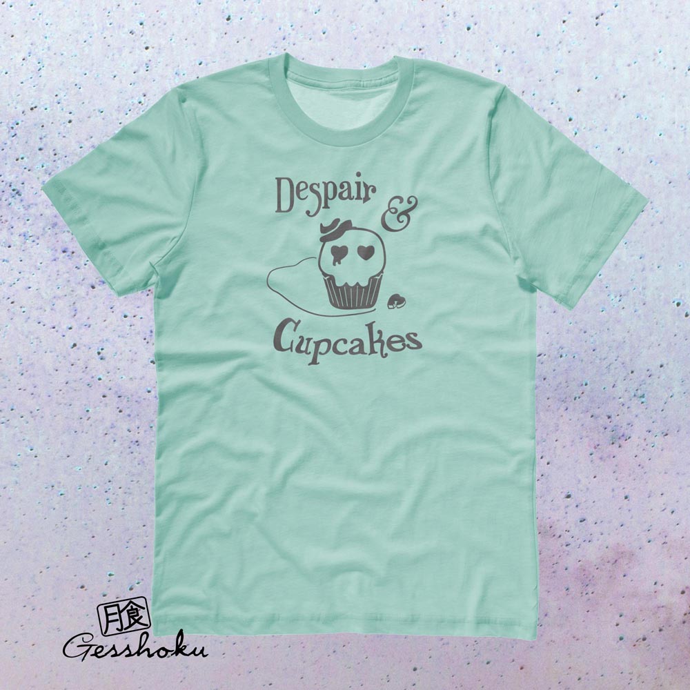 Despair and Cupcakes T-shirt - Mint