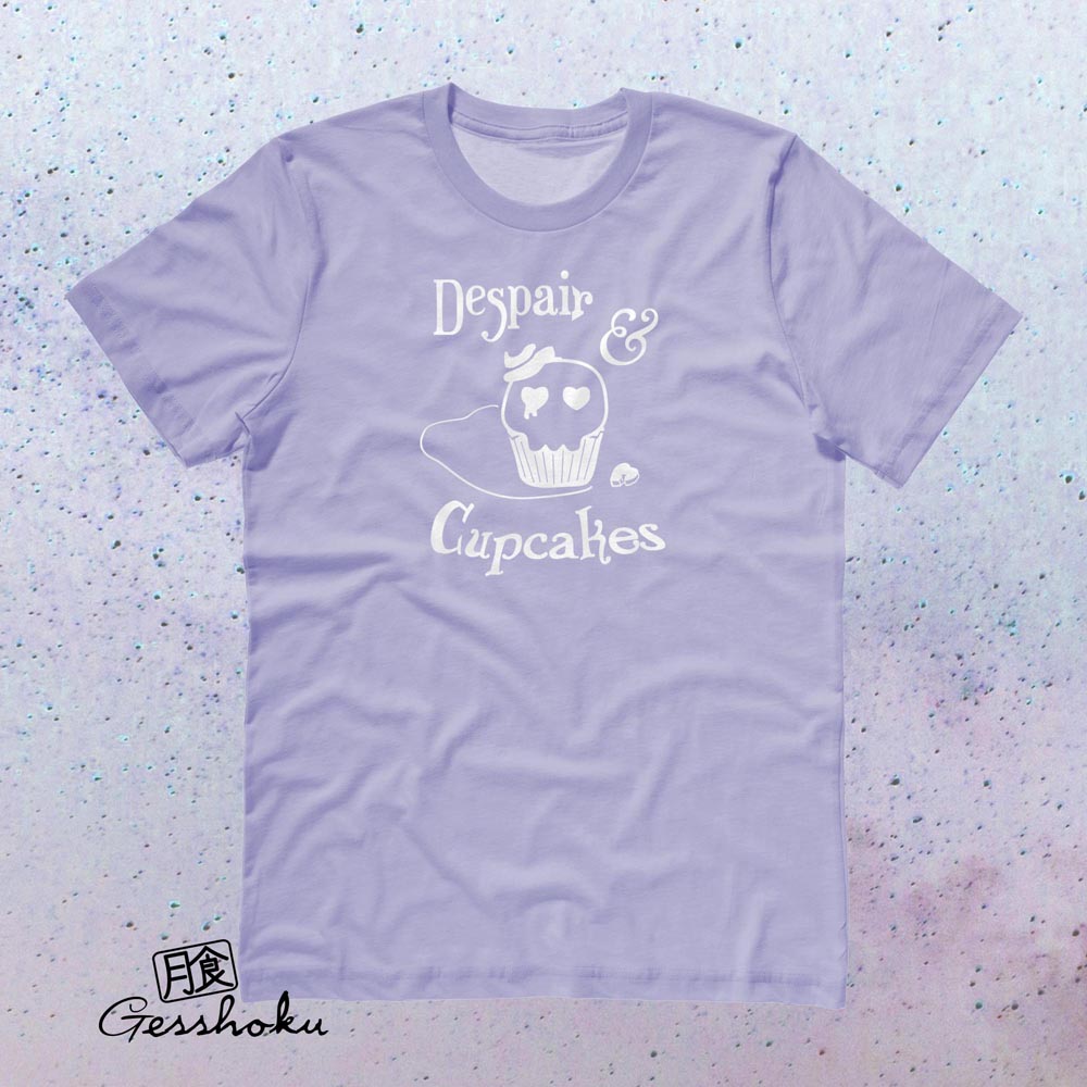 Despair and Cupcakes T-shirt - Violet