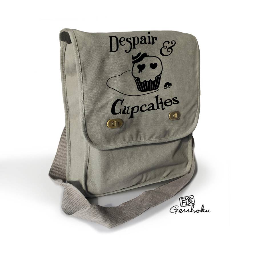 Despair and Cupcakes Field Bag - Smoke Grey