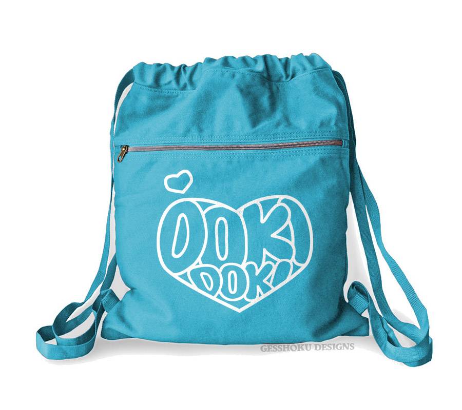 Doki Doki Cinch Backpack - Aqua Blue