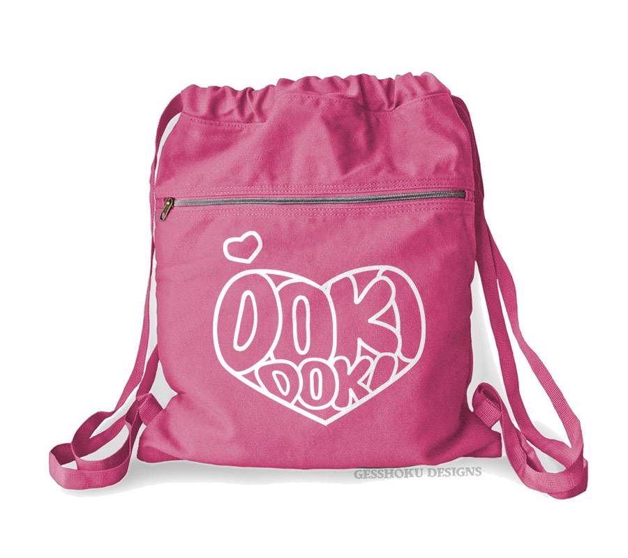 Doki Doki Cinch Backpack - Raspberry