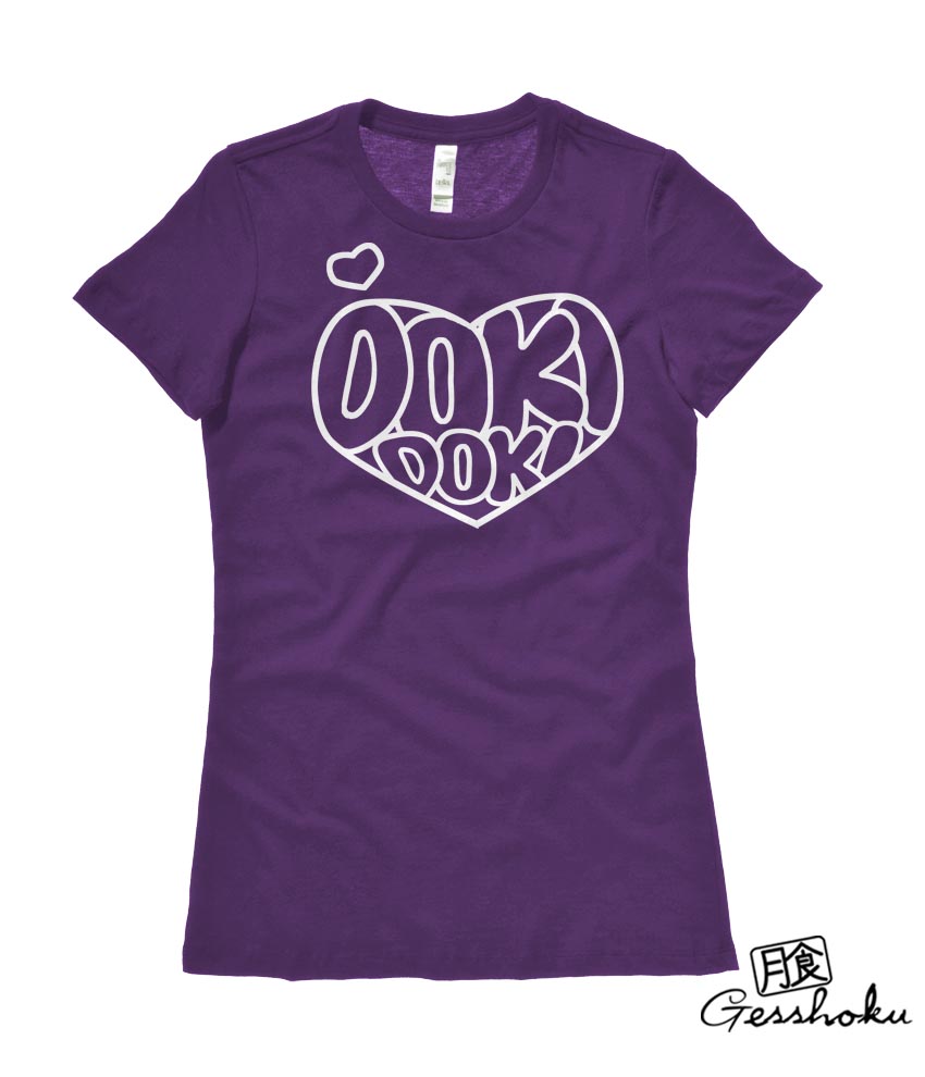 Doki Doki Ladies T-shirt - Purple