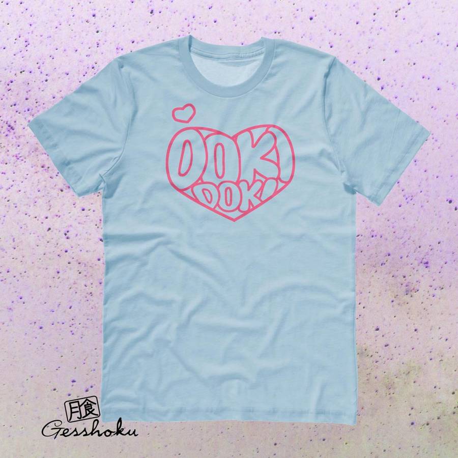 Doki Doki Japanese T-shirt - Light Blue