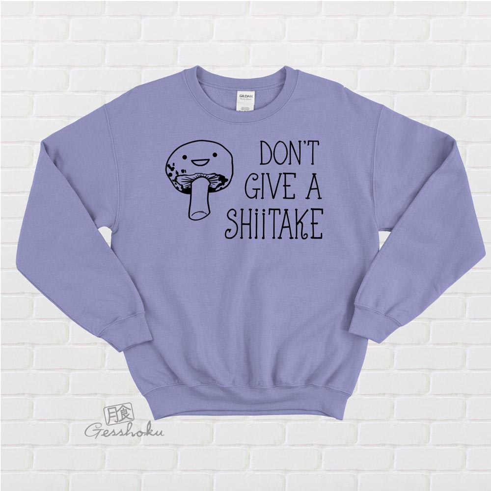 Don't Give a Shiitake Crewneck Sweatshirt - Violet
