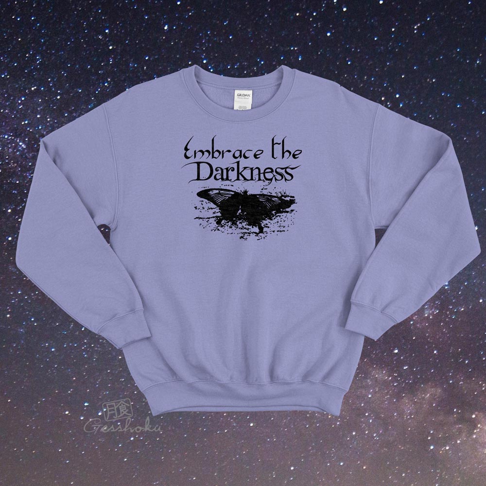 Embrace the Darkness Crewneck Sweatshirt - Violet