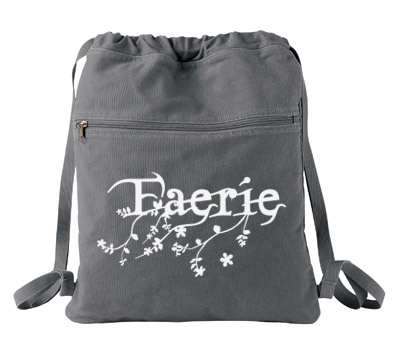 Faerie Cinch Backpack - Smoke Grey