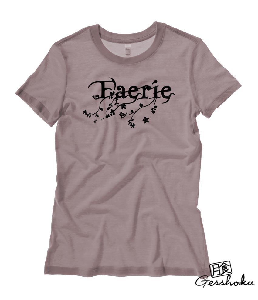 Faerie Ladies T-shirt - Pebble Brown