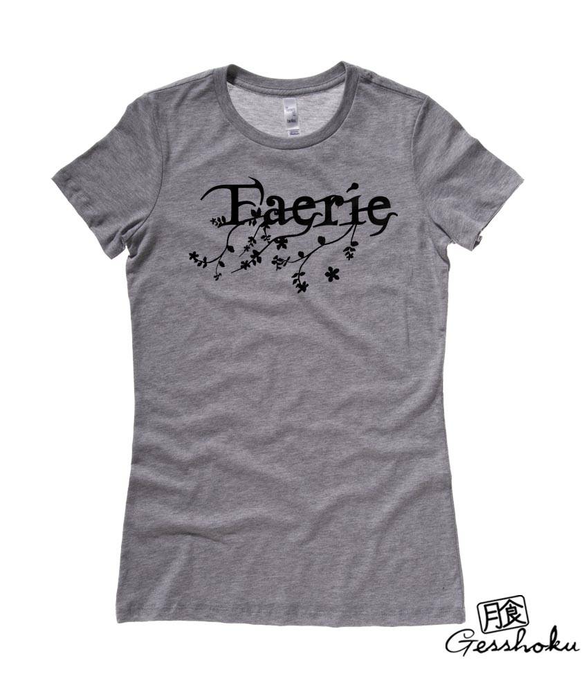 Faerie Ladies T-shirt - Charcoal Grey