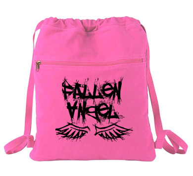 Fallen Angel Cinch Backpack - Pink