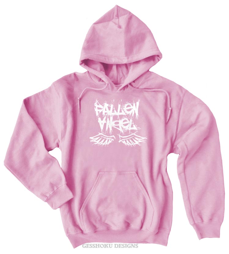 Fallen Angel Pullover Hoodie - Light Pink