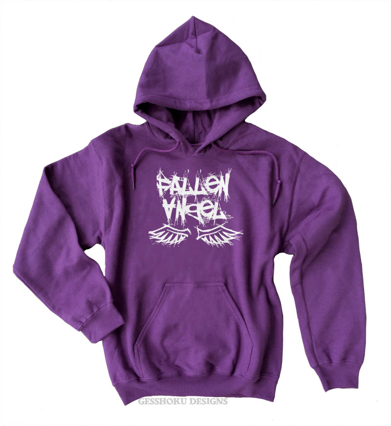 Fallen Angel Pullover Hoodie - Purple