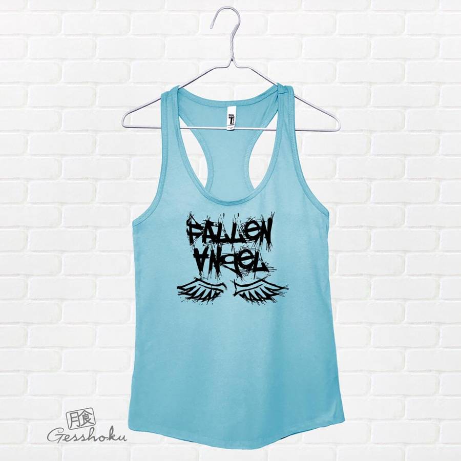 Fallen Angel Flowy Tank Top - Light Blue