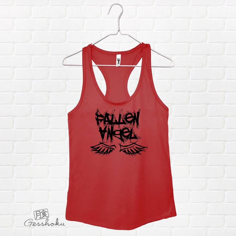 Fallen Angel Flowy Tank Top - Red