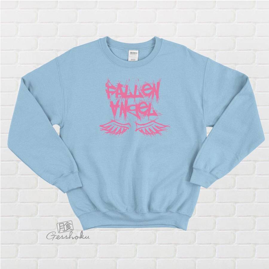 Fallen Angel Crewneck Sweatshirt - Light Blue