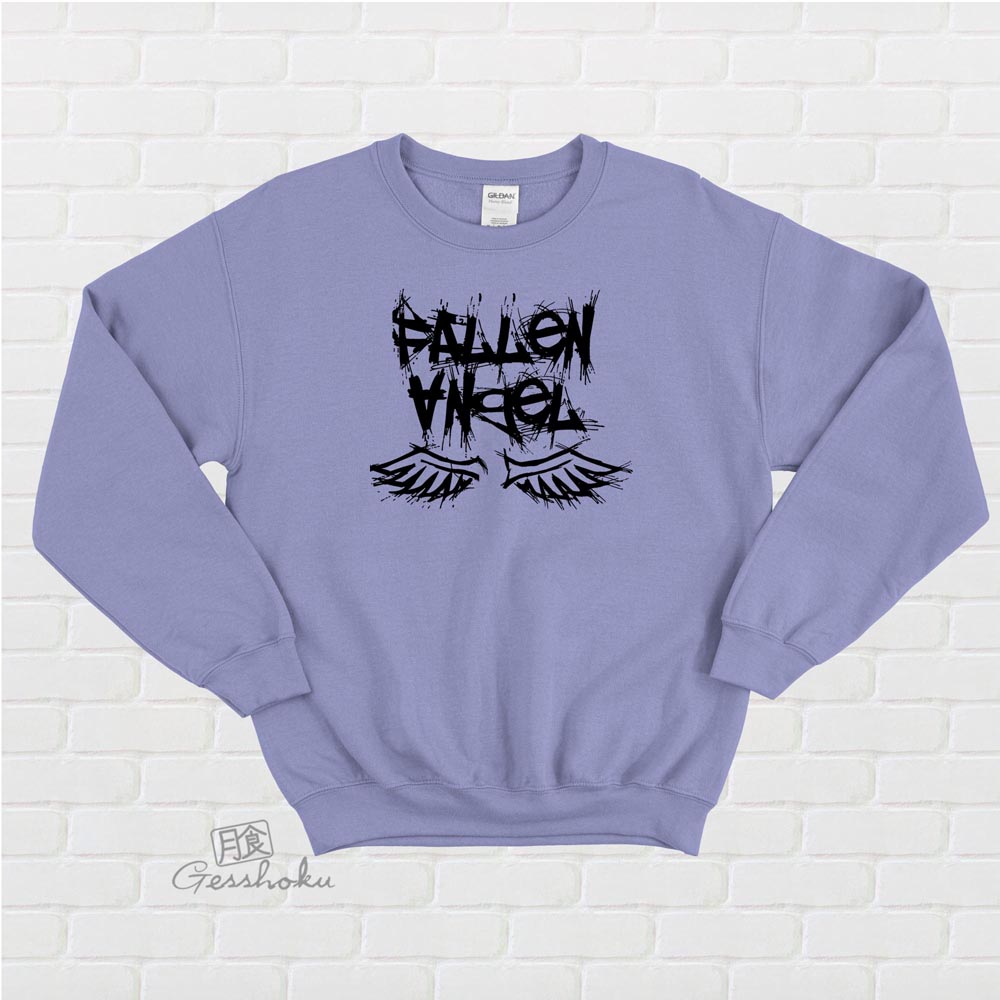 Fallen Angel Crewneck Sweatshirt - Violet