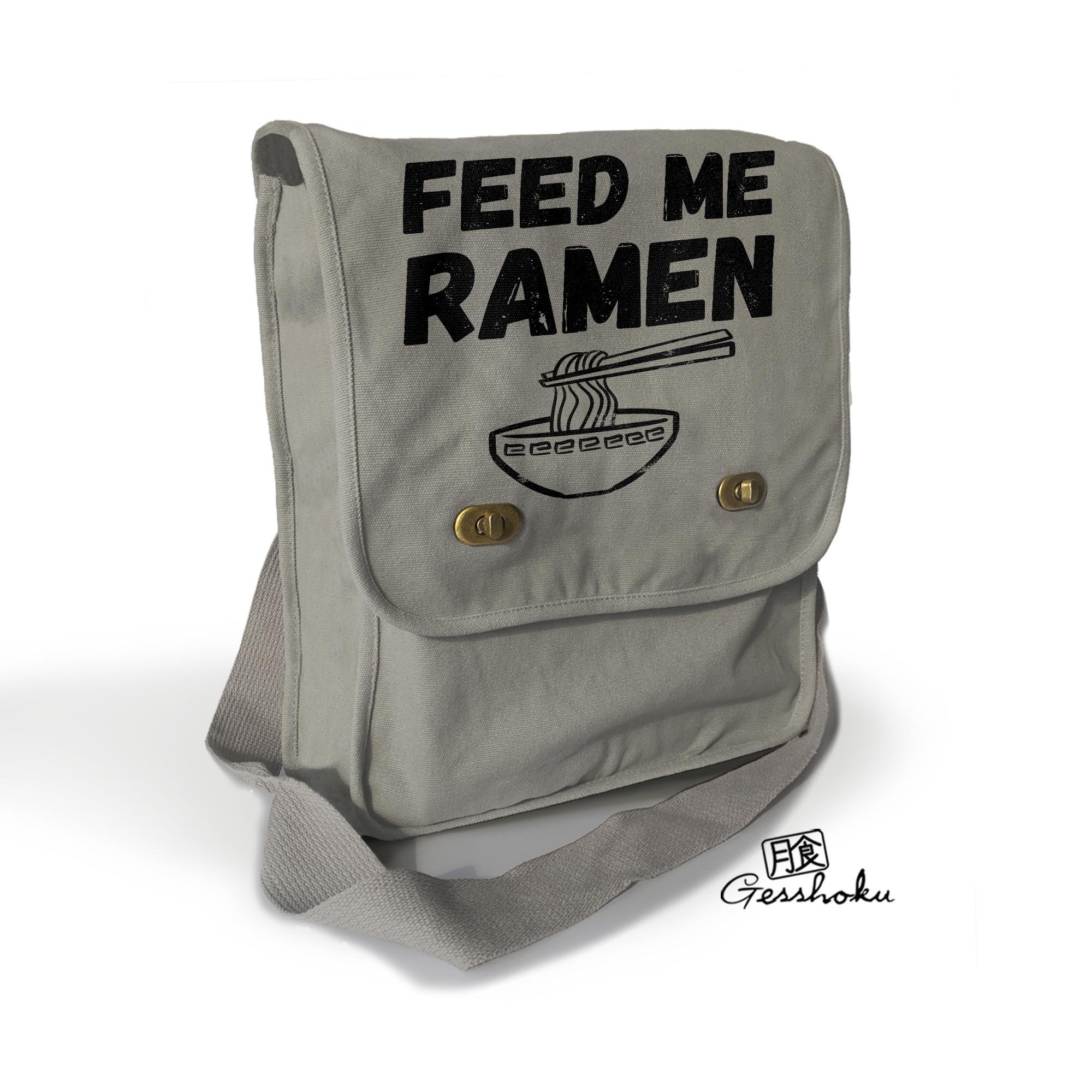 Feed Me Ramen Field Bag - Smoke Grey